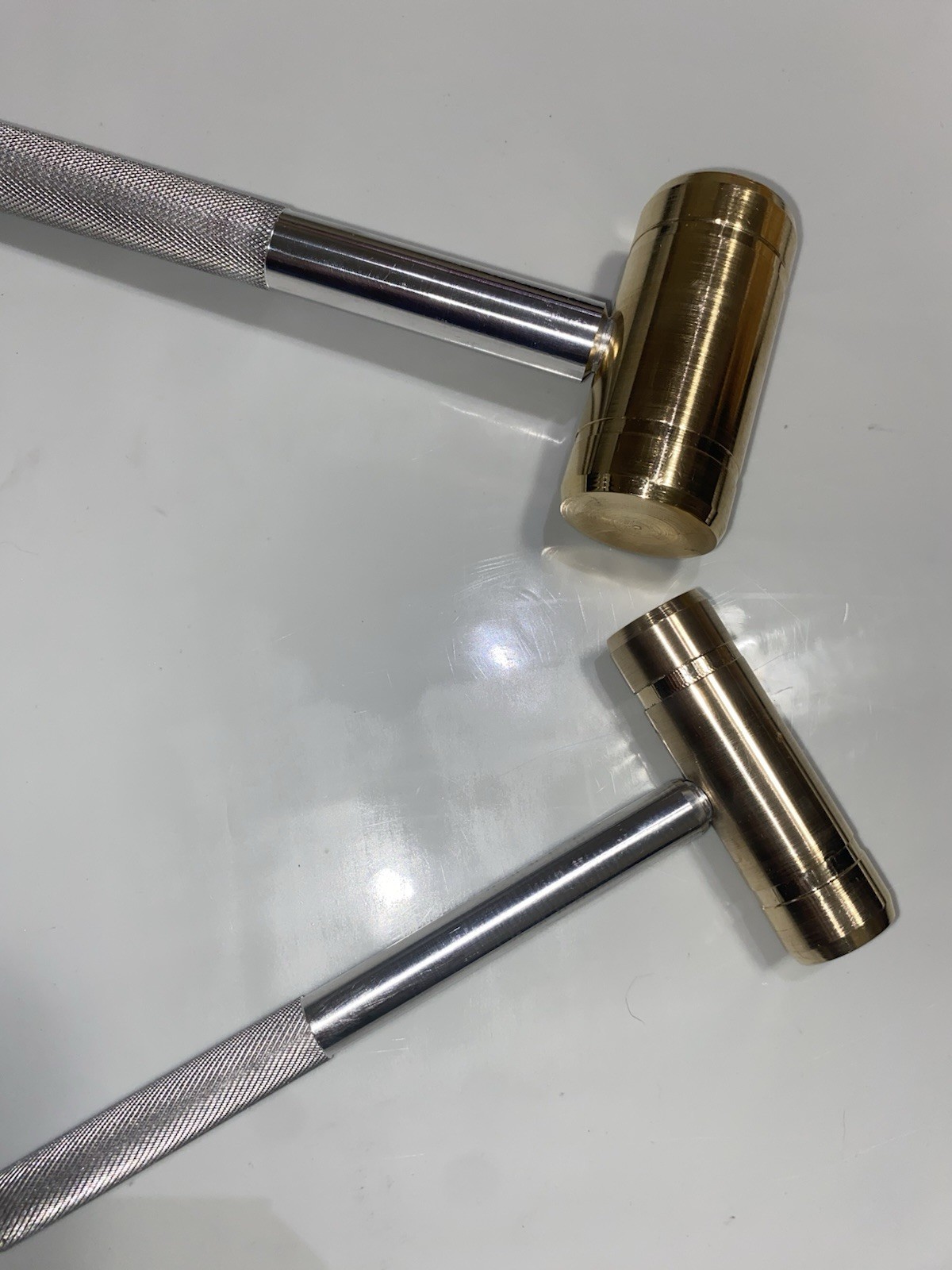 Brass Hammer Set 2lb & 8 Oz Brass Hammer Set Non Spark, Durable Knurled Handle Brass Hammer Set 2lb & 8 Oz Brass Hammer Set Non Spark, Durable Knurled Handle