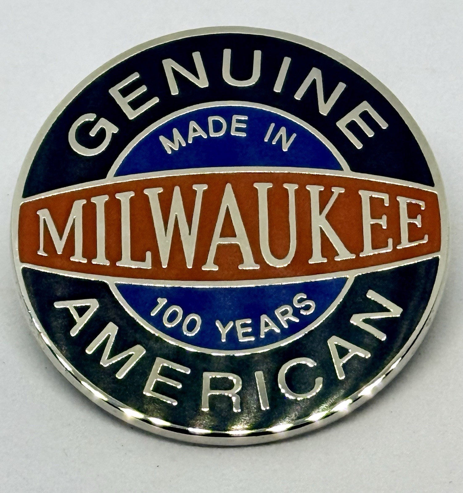 Harley-Davidson Themed Anniversary Enamel Pin Limited 1000 NOS Made In Milwaukee