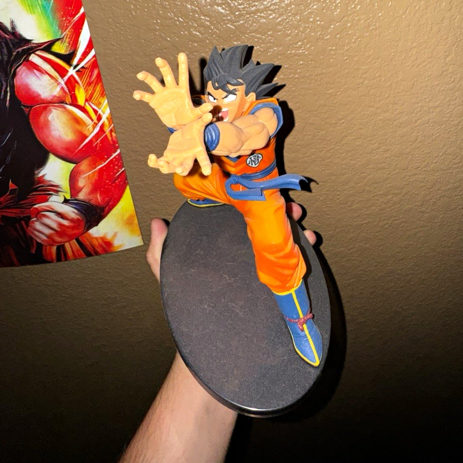 Dragon Ball Z Plastic Figure Lot - Son Goku Piccolo Gohan Vegito Majin Buu