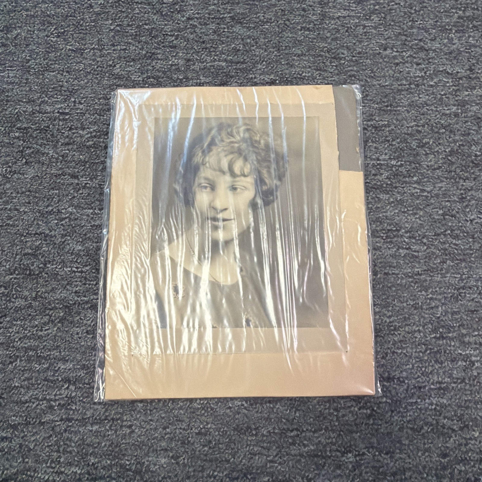 1920 Woman Portrait Painting NEW Package Wall Hanging 14’X11.5’ Antique TWO