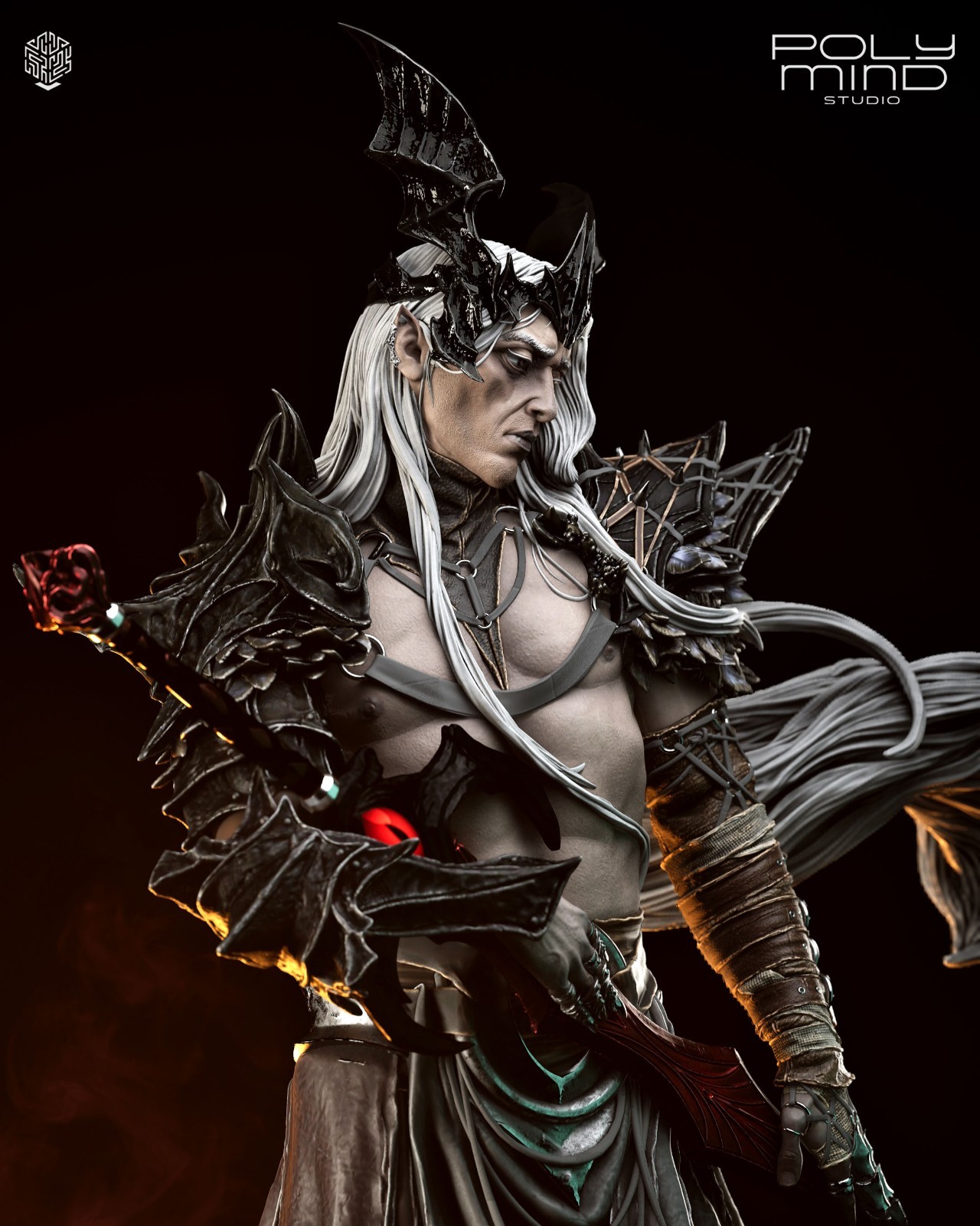 Elric – Elf King | Fantasy | UNPAINTED | 1/6 Scale Resin Kit