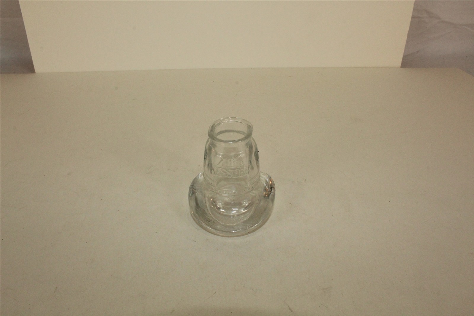 Toothpick Holder Clear Glass Cowboy Hat Matchstick Holder 2.5\ Toothpick Holder Clear Glass Cowboy Hat Matchstick Holder 2.5\