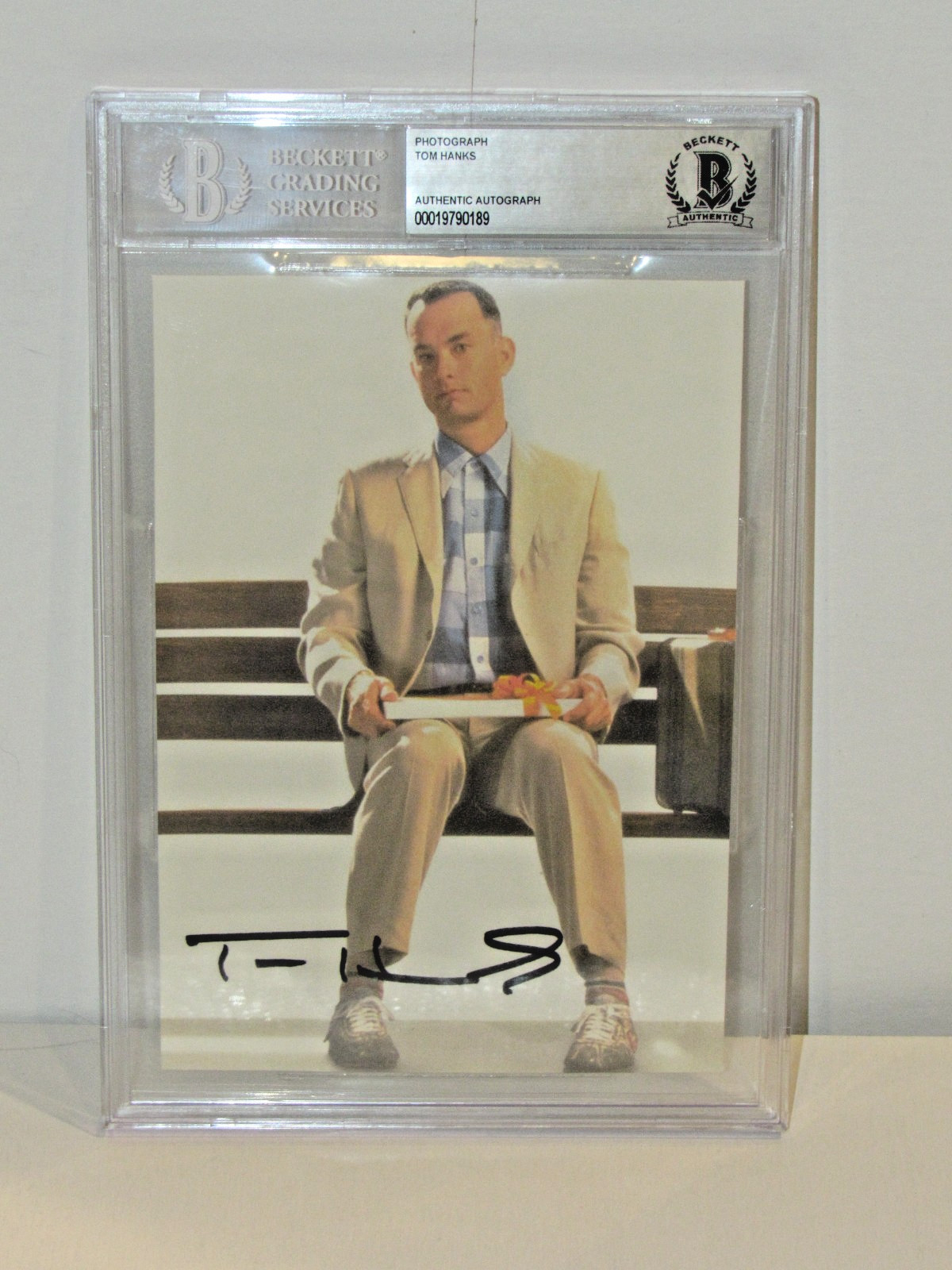 Tom Hanks Hand Signed Autographed Autograph Beckett BAS Slabbed Encapsulated