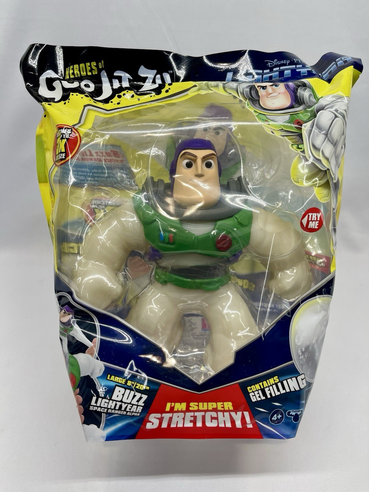 Heroes of Goo Jit Zu 8” Buzz Lightyear Super Stretchy Disney Toy Action Figure Heroes of Goo Jit Zu 8” Buzz Lightyear Super Stretchy Disney Toy Action Figure