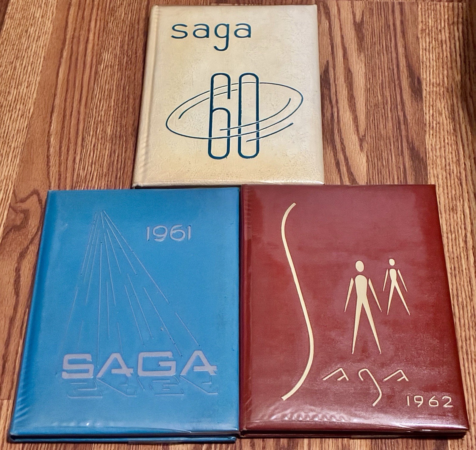 Vintage 1960, 61, & 62 Harding High School Year Books, Grad Programs & More 