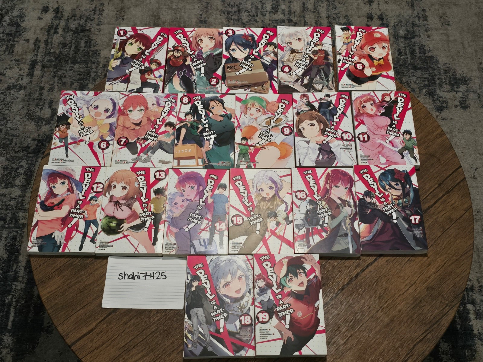 MangaYen Press, The Devil is A Part-timer 1-19 In English by Satoshi Wagahara