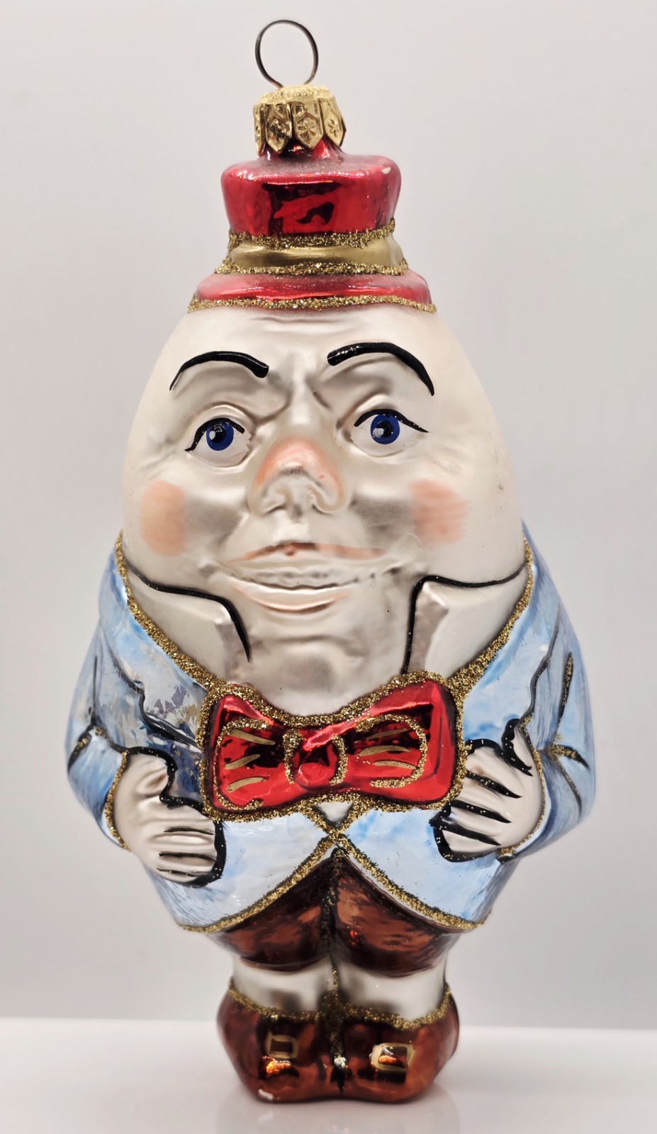 Vintage Kurt Adler Polonaise Humpty Dumpty Hand Blown Glass Ornament by Komozja