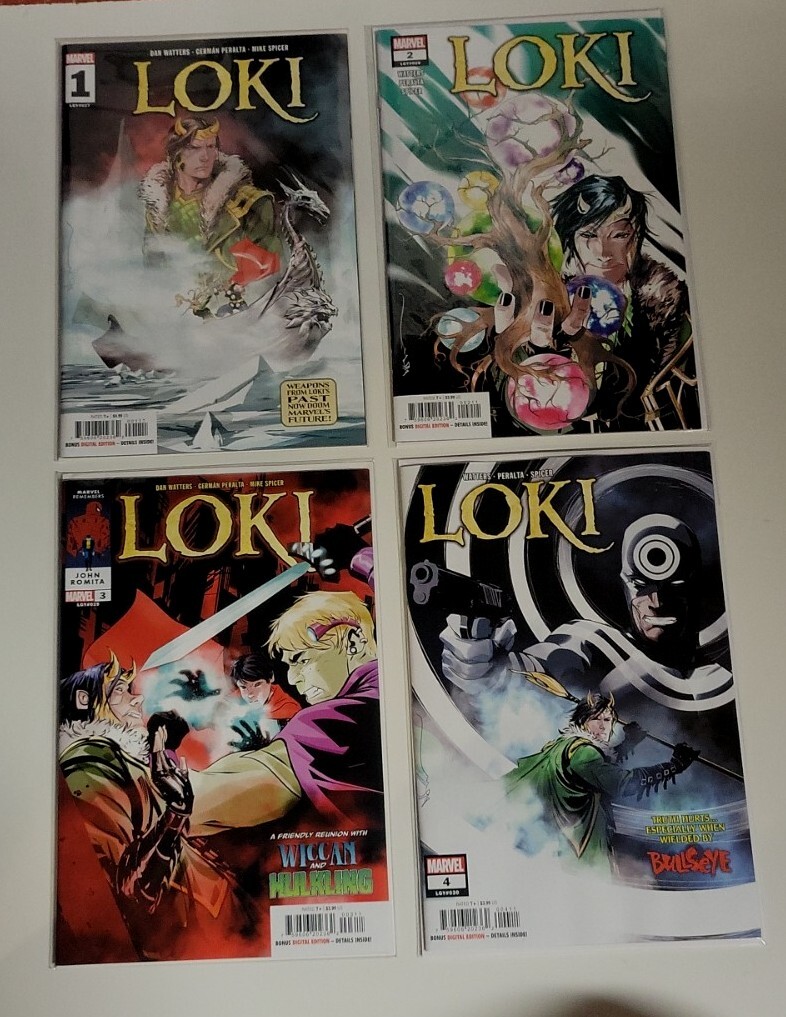 LOKI (2023) #1-4 NM/VF COMPLETE SERIES SET MARVEL COMICS