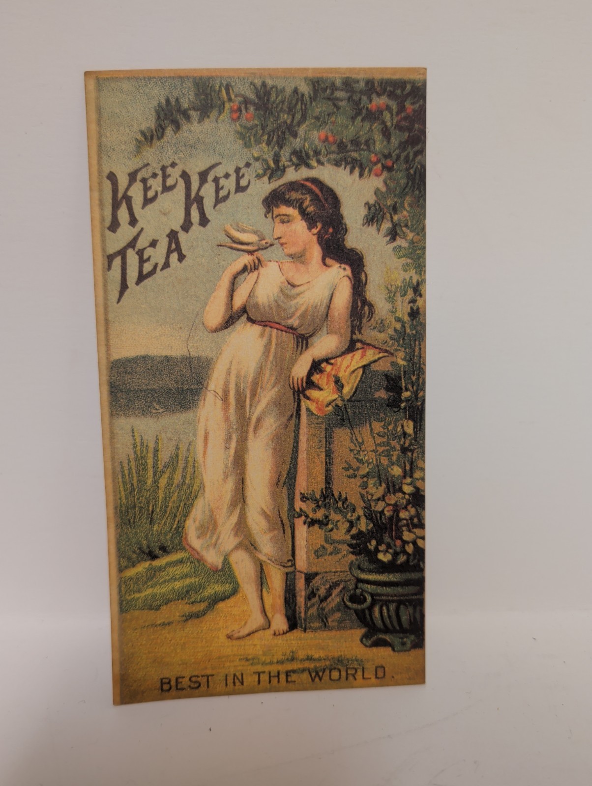 Late 1800\'s Antique KEE KEE TEA Trading Card 