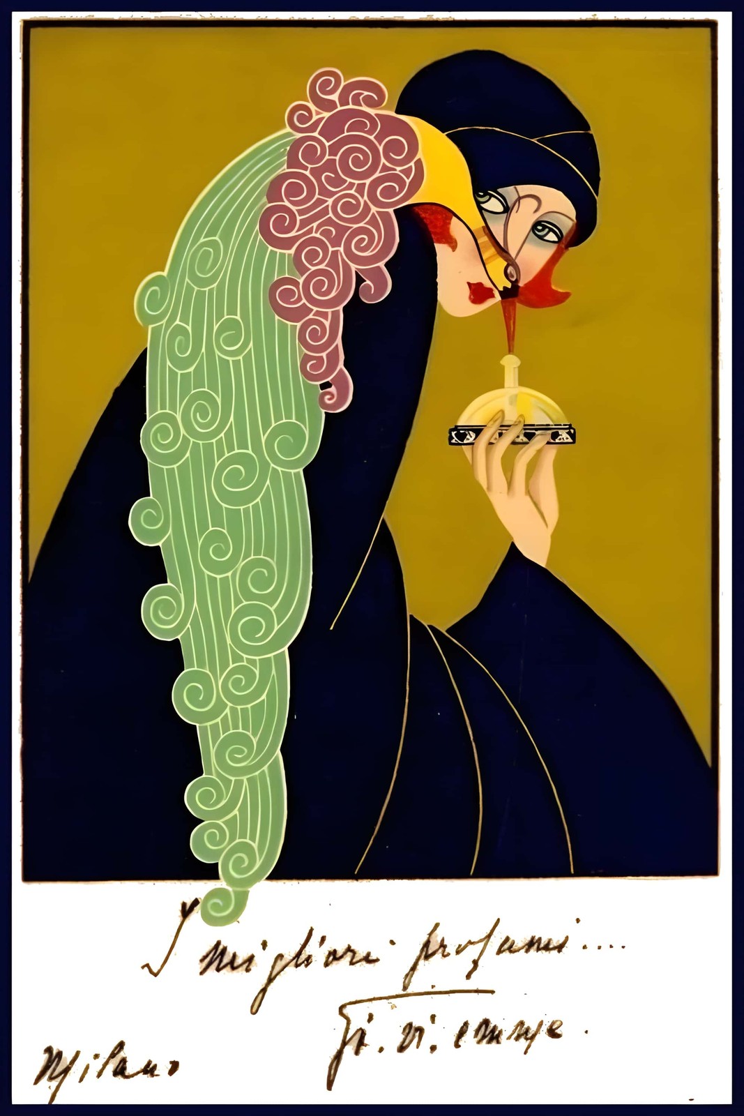 Vintage Perfume Art Deco Poster (1920s) 💫🖼️ - 24x36” - Rare Reprint 🤯💯 Vintage Perfume Art Deco Poster (1920s) 💫🖼️ - 24x36” - Rare Reprint 🤯💯