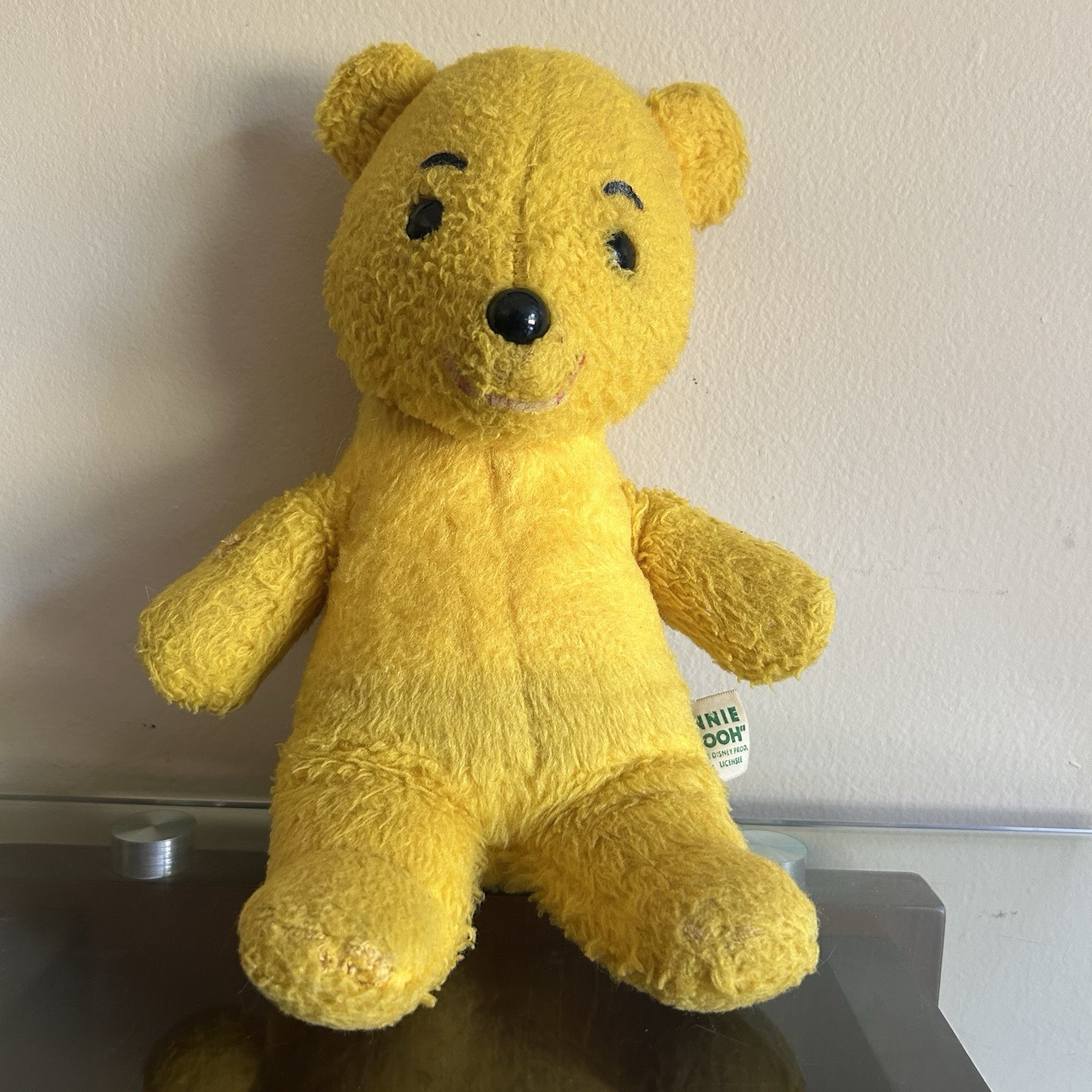 Rare Vintage 60-70s Gund J. Swedlin Winnie the Pooh Musical Wind-Up Bear WORKS