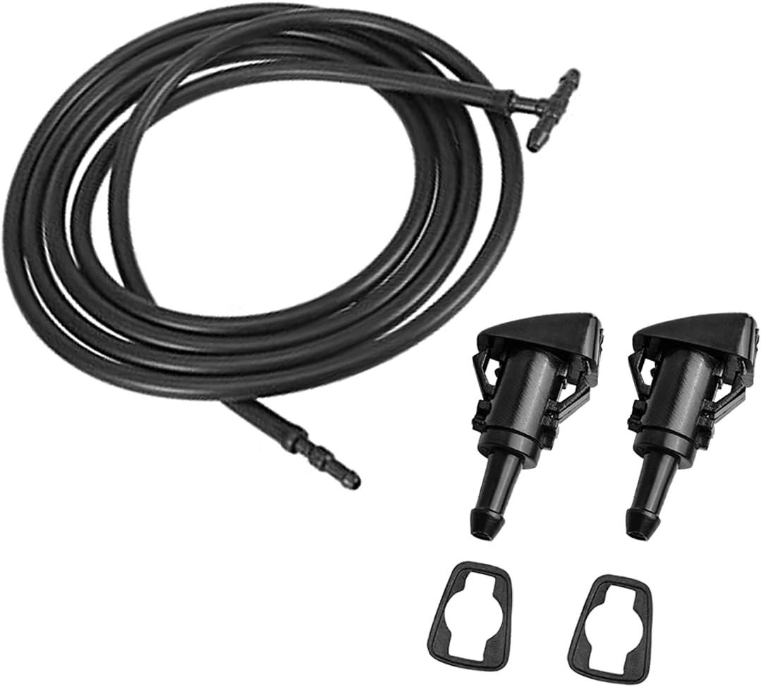 7pcs Front Windshield Washer Nozzles Kit, Replacement for Chrysler, Jeep, Dodge,