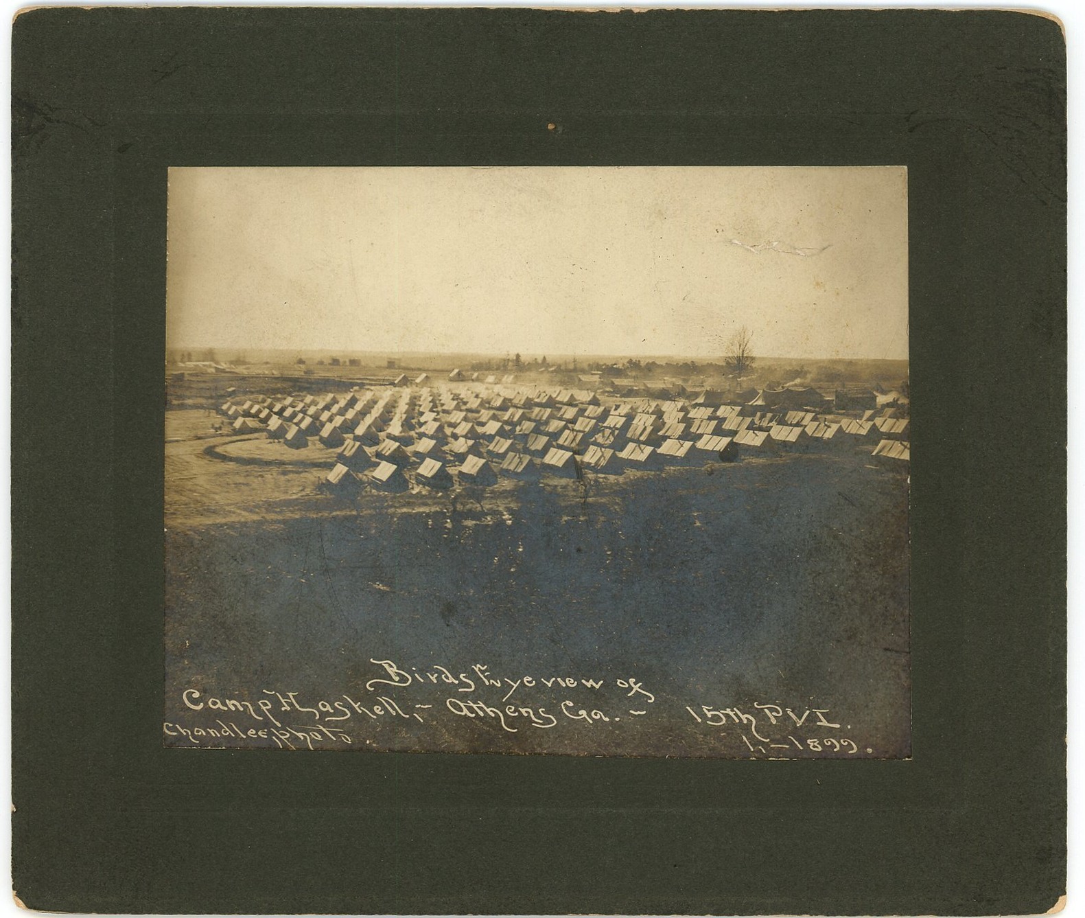 1899 Spanish-American War Camp Haskell Athens GA 15th Pennsylvania Infantry
