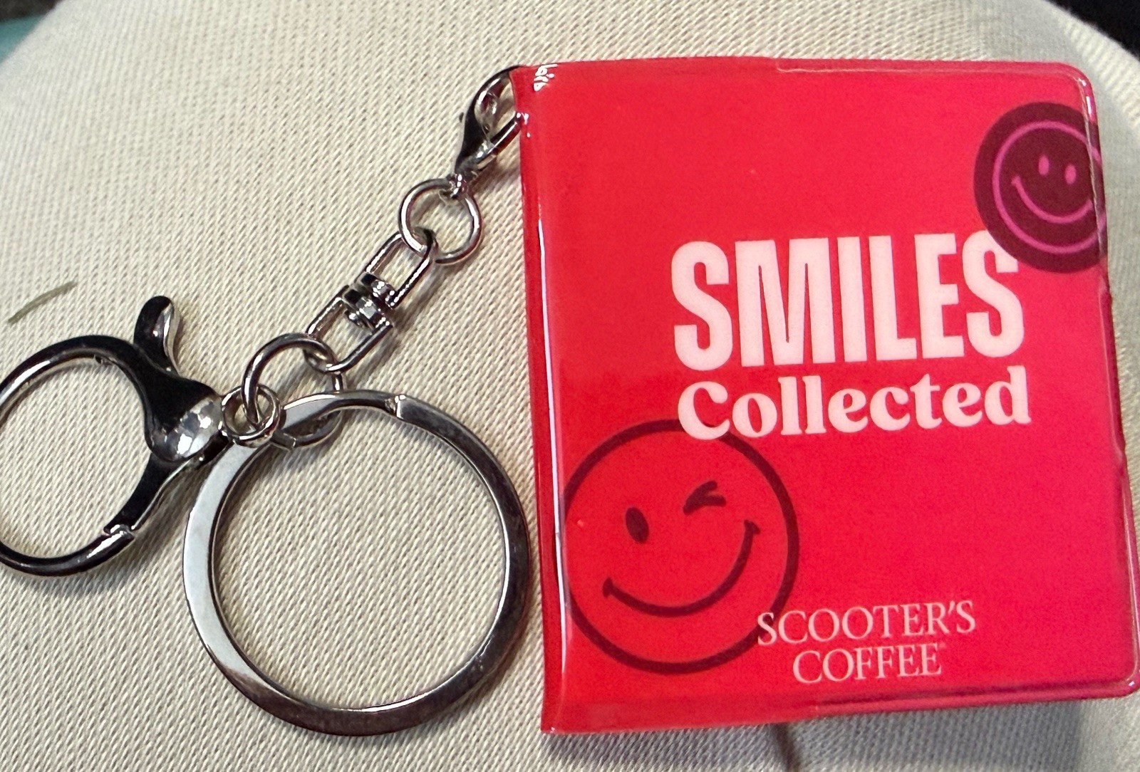 Set Of 2 - Scooters Coffee Sticker Book Keychains Set Of 2 - Scooters Coffee Sticker Book Keychains