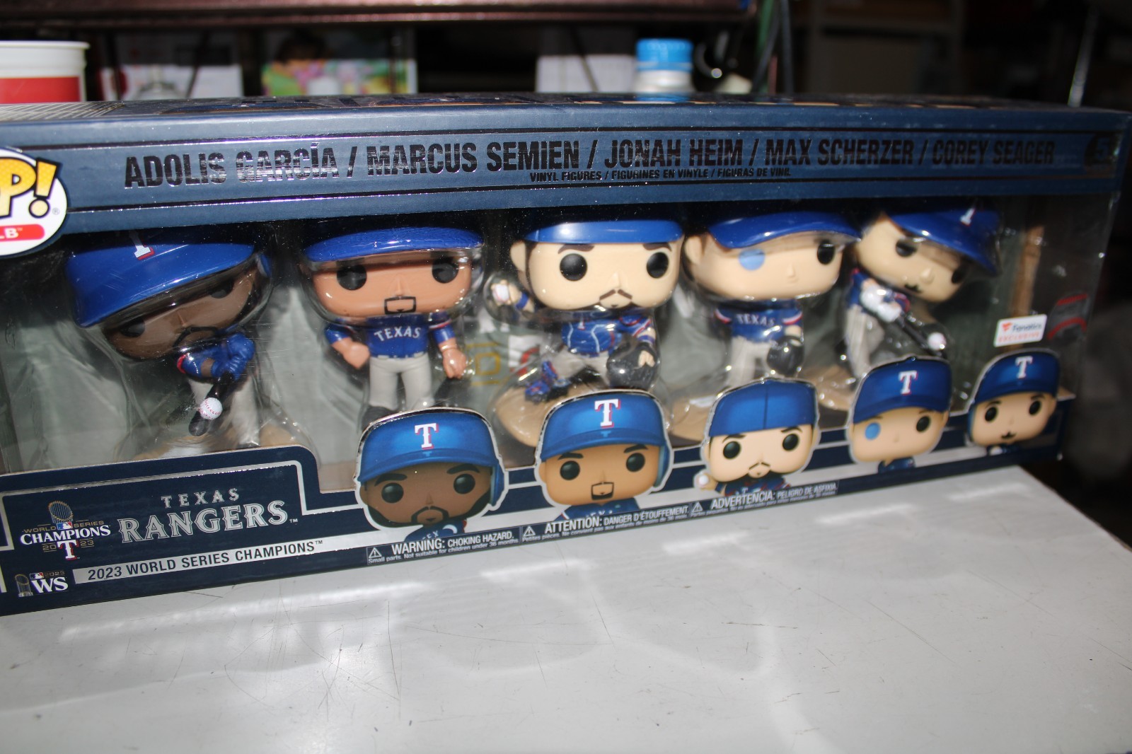 Texas Rangers Funko MLB 2023 World Series Champions Fanatics EXCLUSIVE