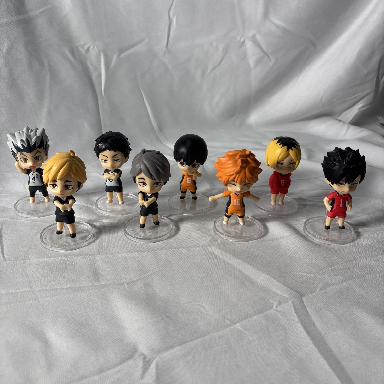 Haikyuu Mini Figure Set of 8 Complete Pyon Collection Japan 1.7 Inch Haikyuu Mini Figure Set of 8 Complete Pyon Collection Japan 1.7 Inch