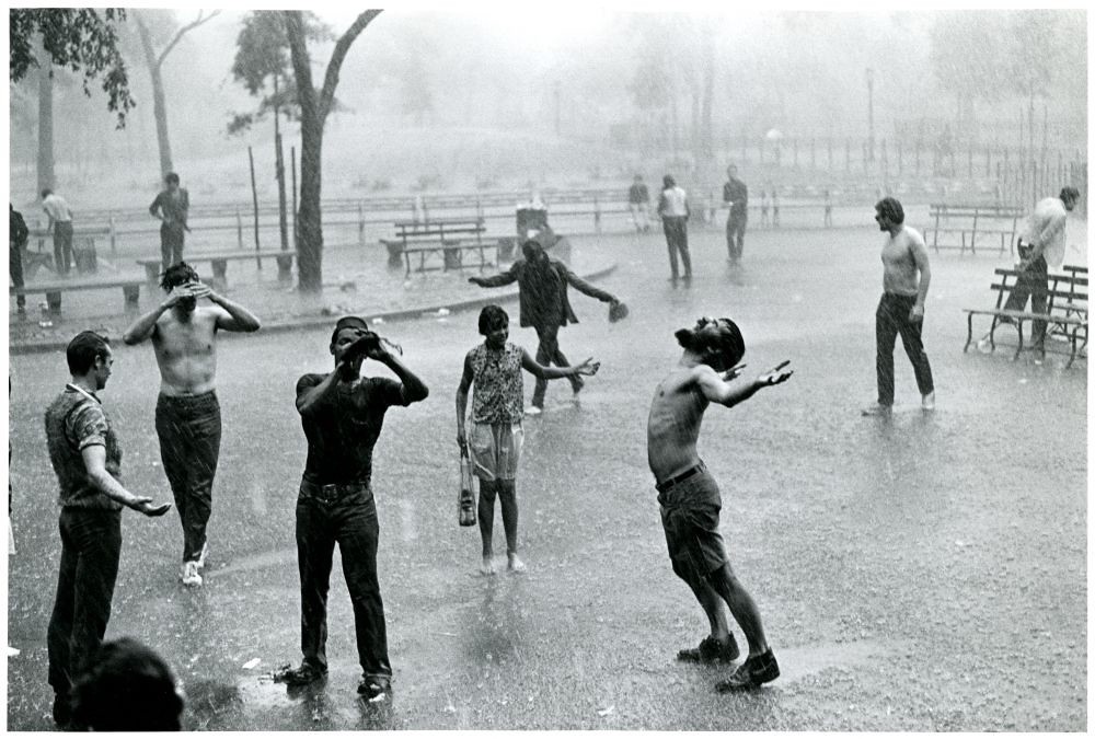 Tompkins Sq. Park by  James Jowers (American b. 1938)