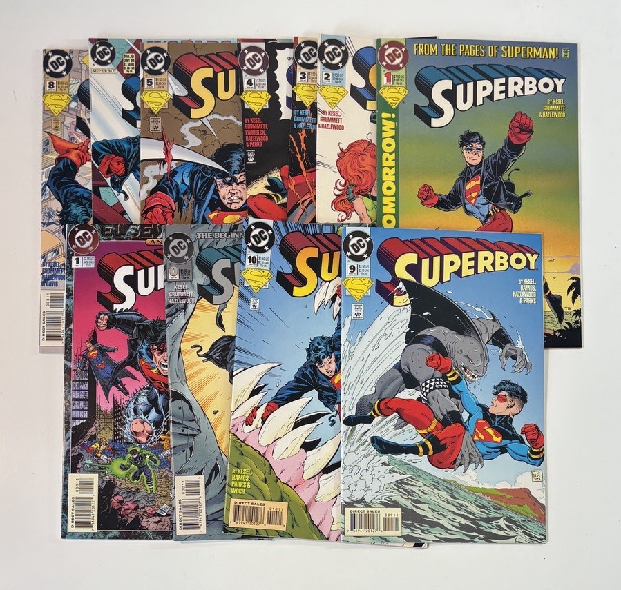 Superboy #0-6 8-10 Annual #1 DC 1994 King Shark 11 Comic Lot VF/NM 9.0
