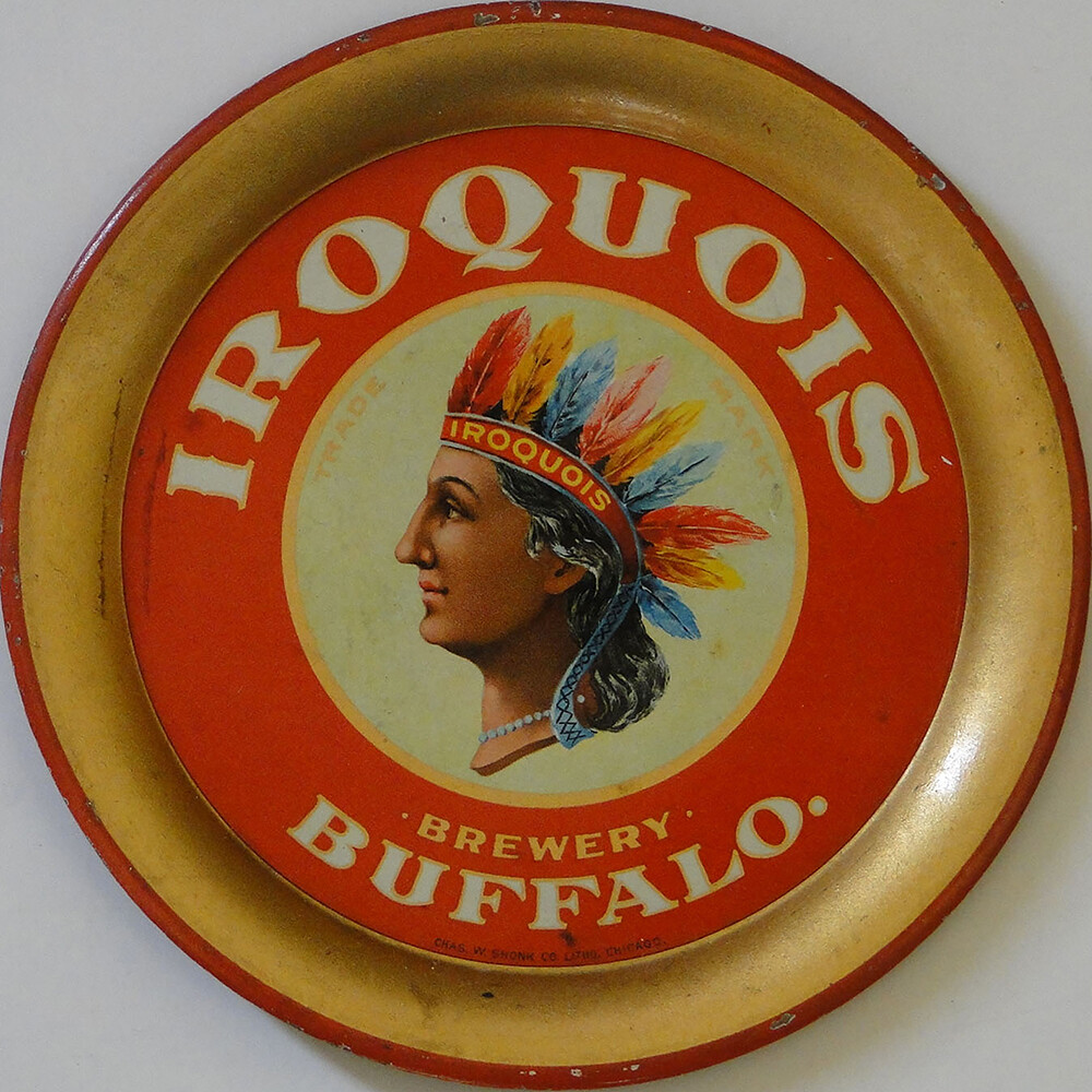 Vintage Iroquois Buffalo Brewery Reproduction Metal Sign Bar Decor Vintage Iroquois Buffalo Brewery Reproduction Metal Sign Bar Decor