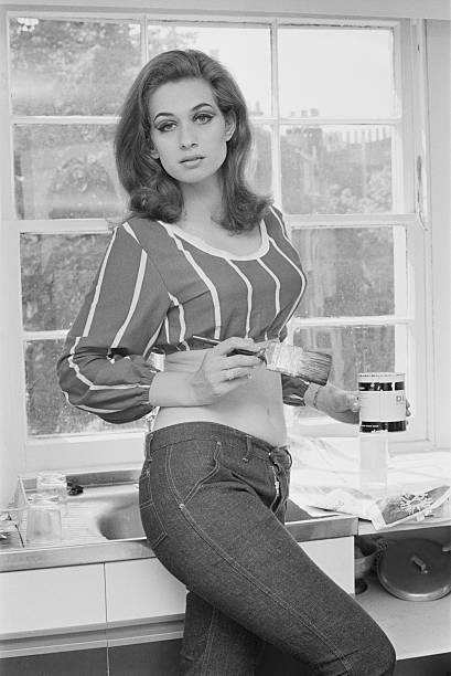 English actress Valerie Leon UK 1st July 1969 Historic Old Photo