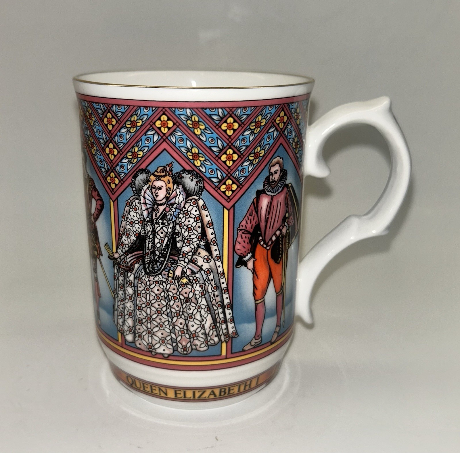 James Sadler and Sons Mug Elizabeth I Queen Of England Fine Bone China 4” NEW