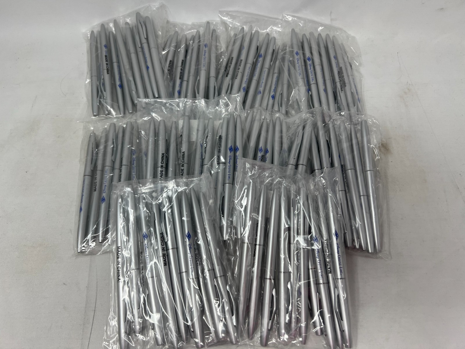 Disney Cruise Line Silver Retractable Ballpoint Pen Souvenir, 100 pack Disney Cruise Line Silver Retractable Ballpoint Pen Souvenir, 100 pack