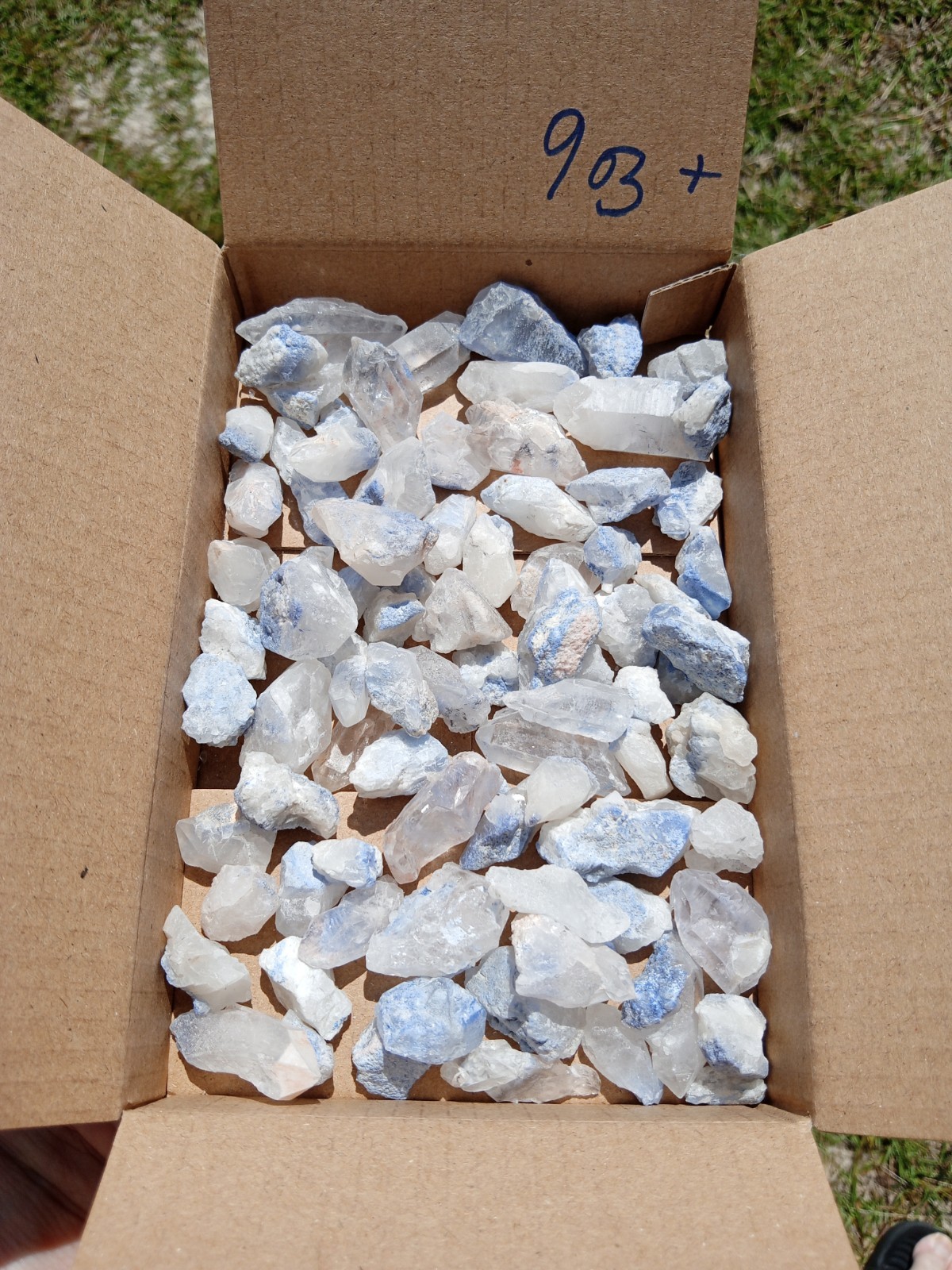 Lot of Small Rough Beautiful Blue Dumortierite In Quartz 9 Ounces A7 Lot of Small Rough Beautiful Blue Dumortierite In Quartz 9 Ounces A7