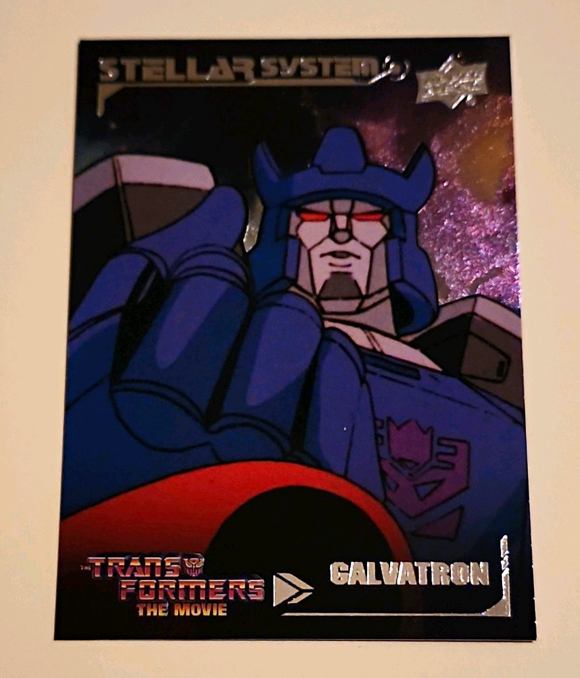2026 Upper Deck Transformers Galvatron SS-9 Stellar System 40th Anniversary