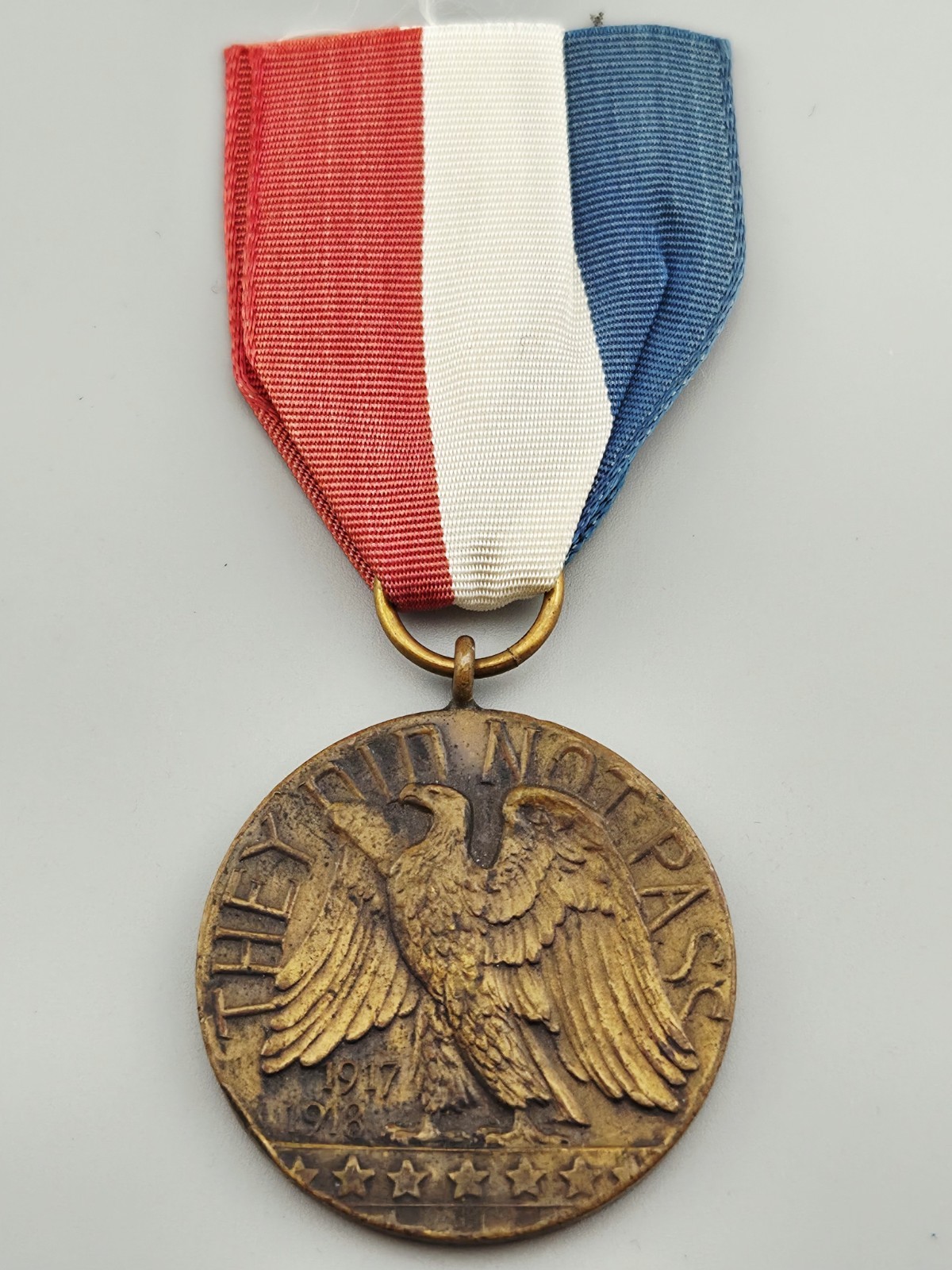 WWI Washington Pennsylvania “They Did Not Pass” Service Medal 1917-1918