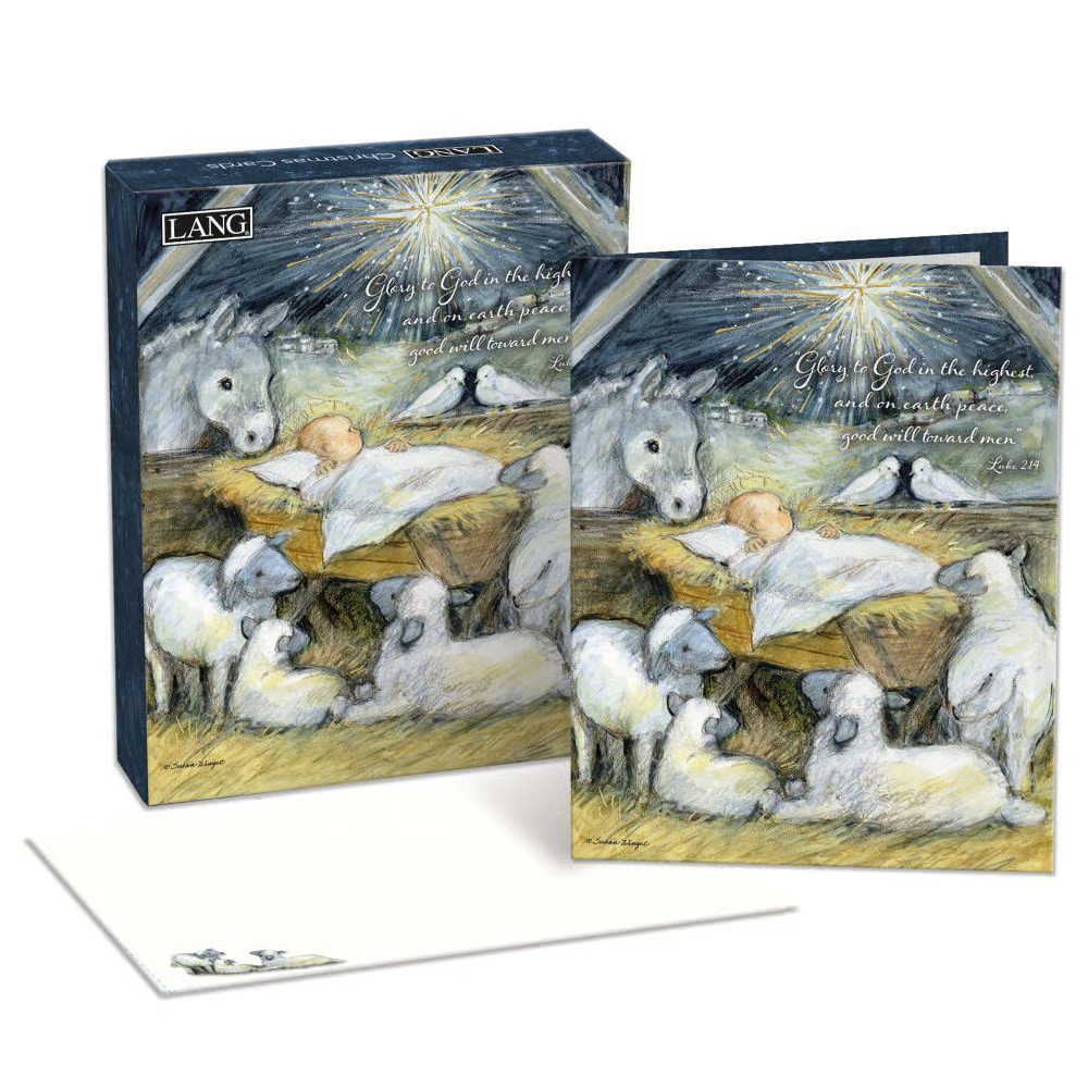 Lang Brands,  Holy Night Boxed Christmas Cards by Susan Winget