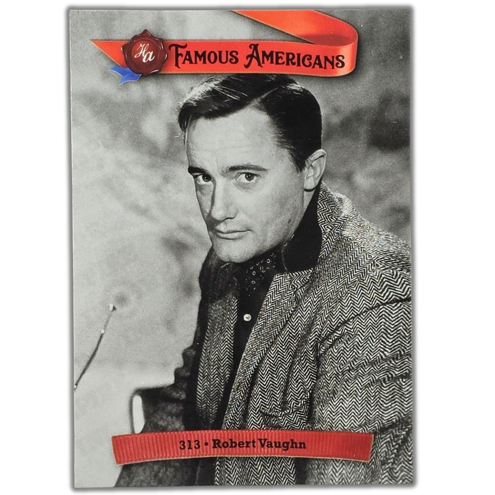 Robert Vaughn 2021 Historic Autographs Famous Americans #313 Red SSP