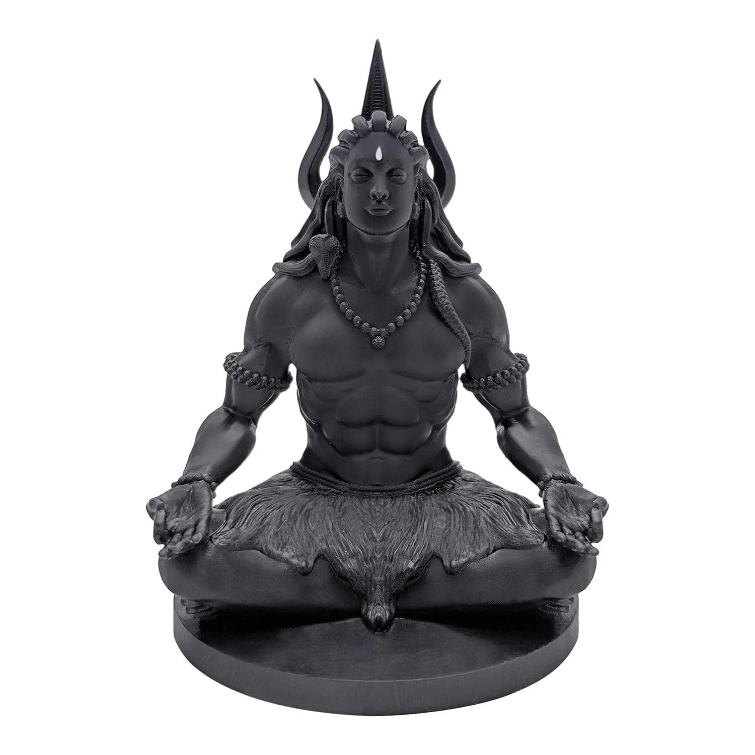 Shiva Murti for Car Dashboard – Hindu God Idol for Office & Home Decor 3 INCH