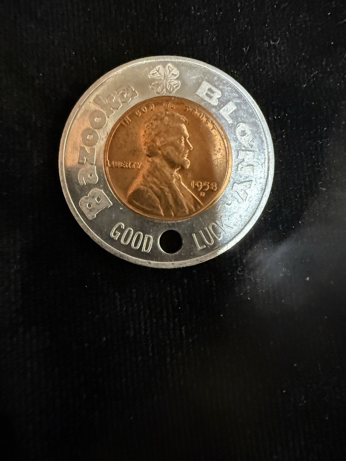 VINTAGE BAZOOKA GUM BLONYGOOD LUCK CHARM