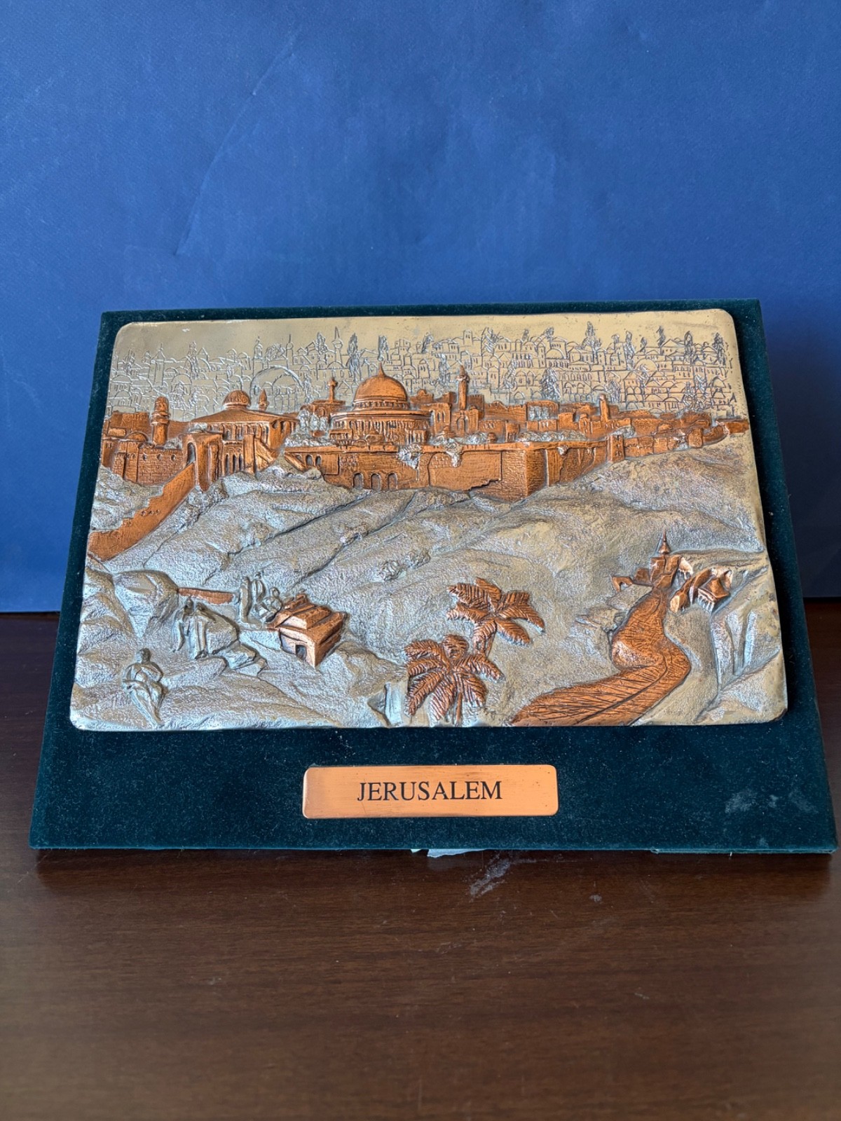 Beautiful hand crafted, Jerusalem , Tile or Plaque Wallhanging ,j89 Beautiful hand crafted, Jerusalem , Tile or Plaque Wallhanging ,j89