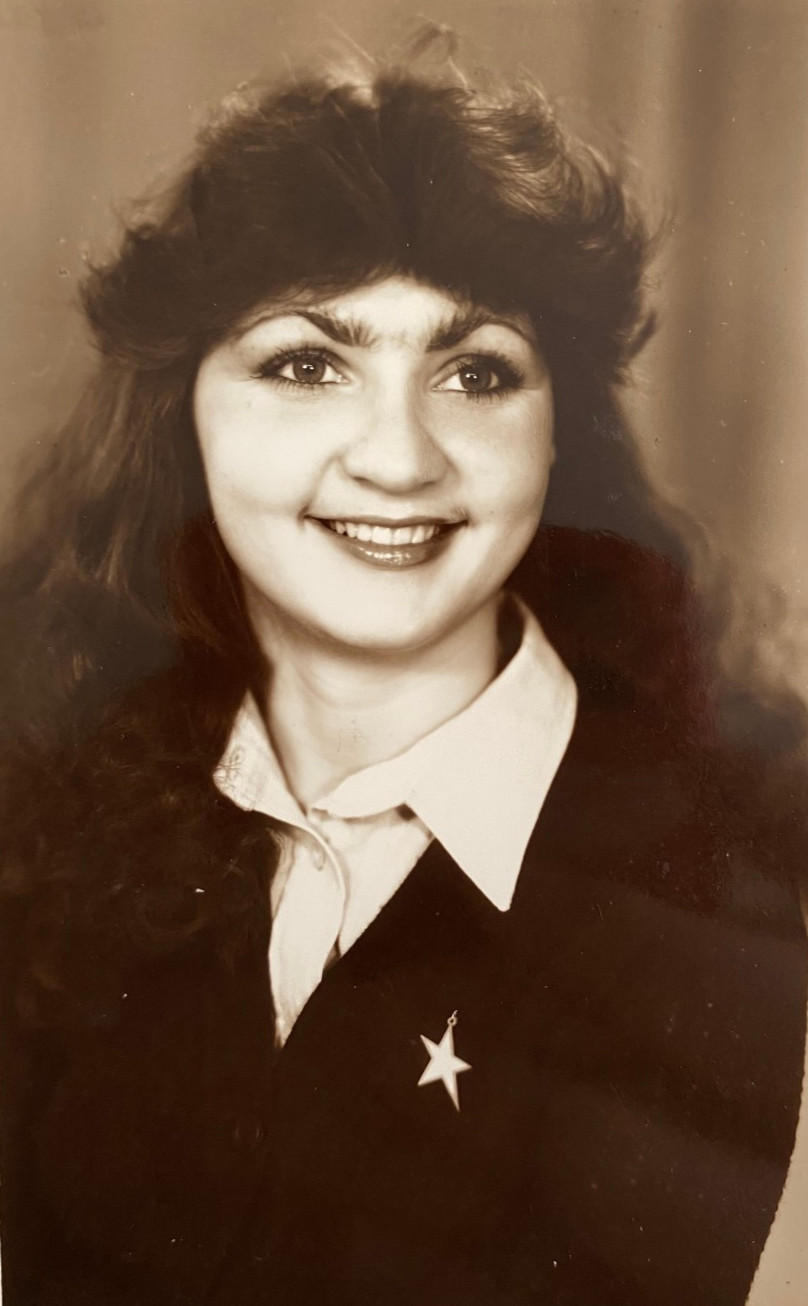 Beautiful girl portrait soviet life young woman ussr vintage photo