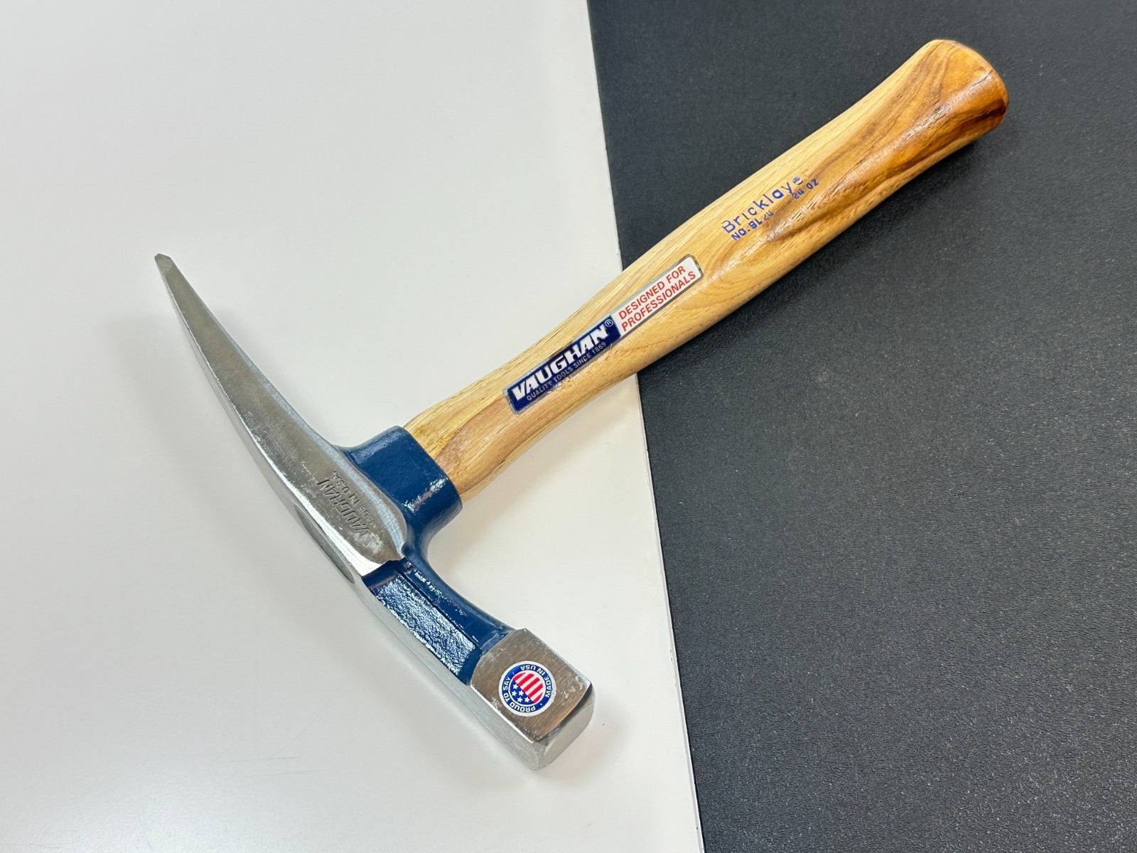 🇺🇸 Vaughan USA 24oz BL24 Bricklayer\'s Hammer, Masonry Chisel Chipper, NOS NEW