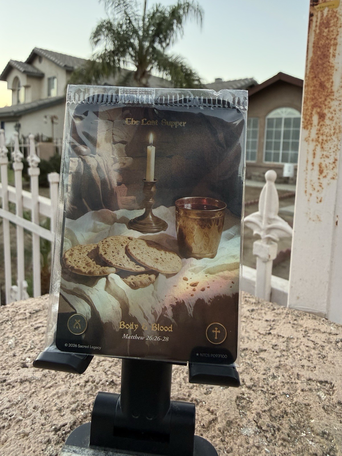 2026 Sacred Legacy ALT ART The Last Supper Collectors Promo Card P097/100 Sealed