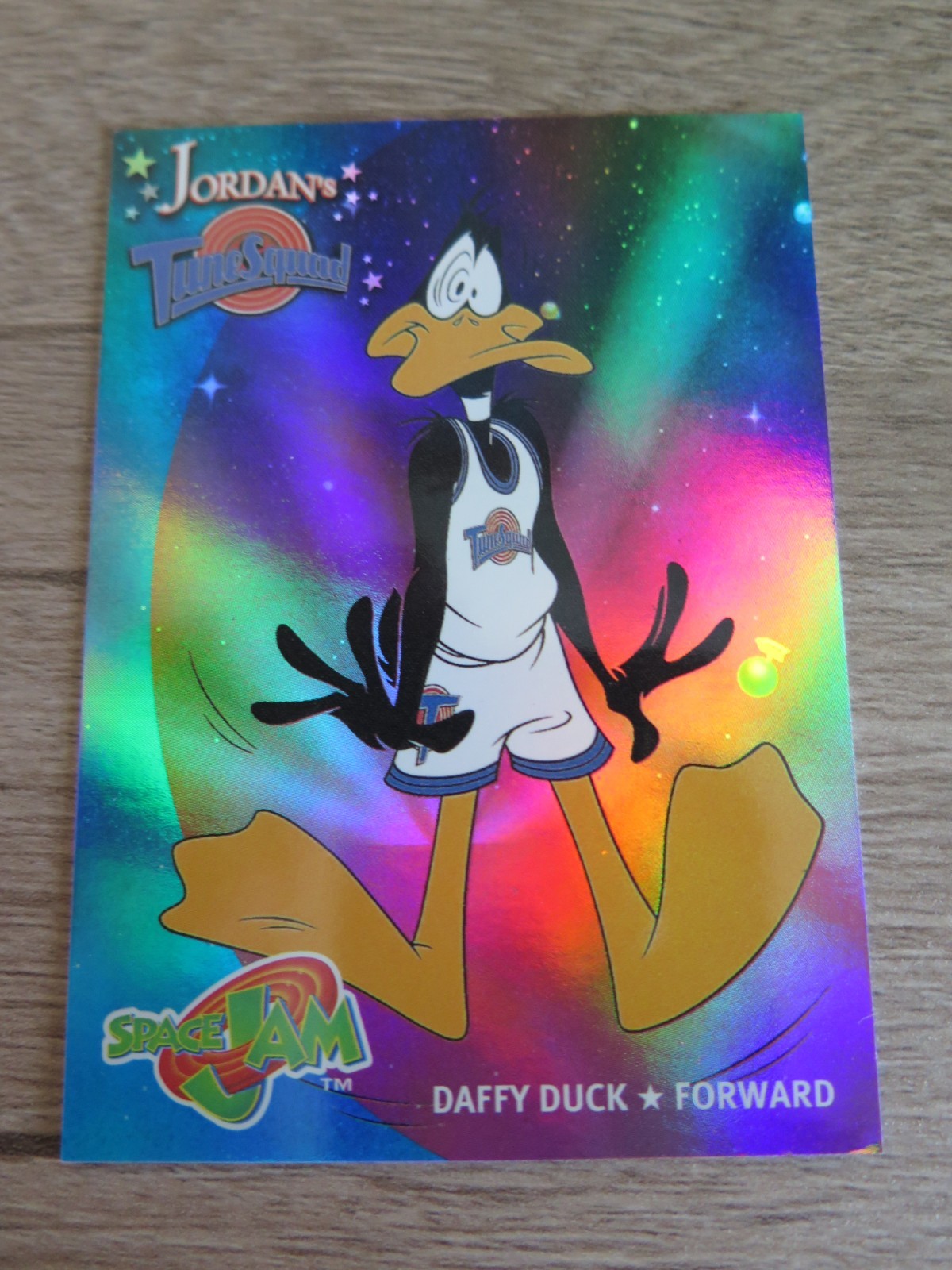 1996 UPPER DECK SPACE JAM JORDAN'S TUNE SQUAD DAFFY DUCK HOLOFOIL T3 CARD
