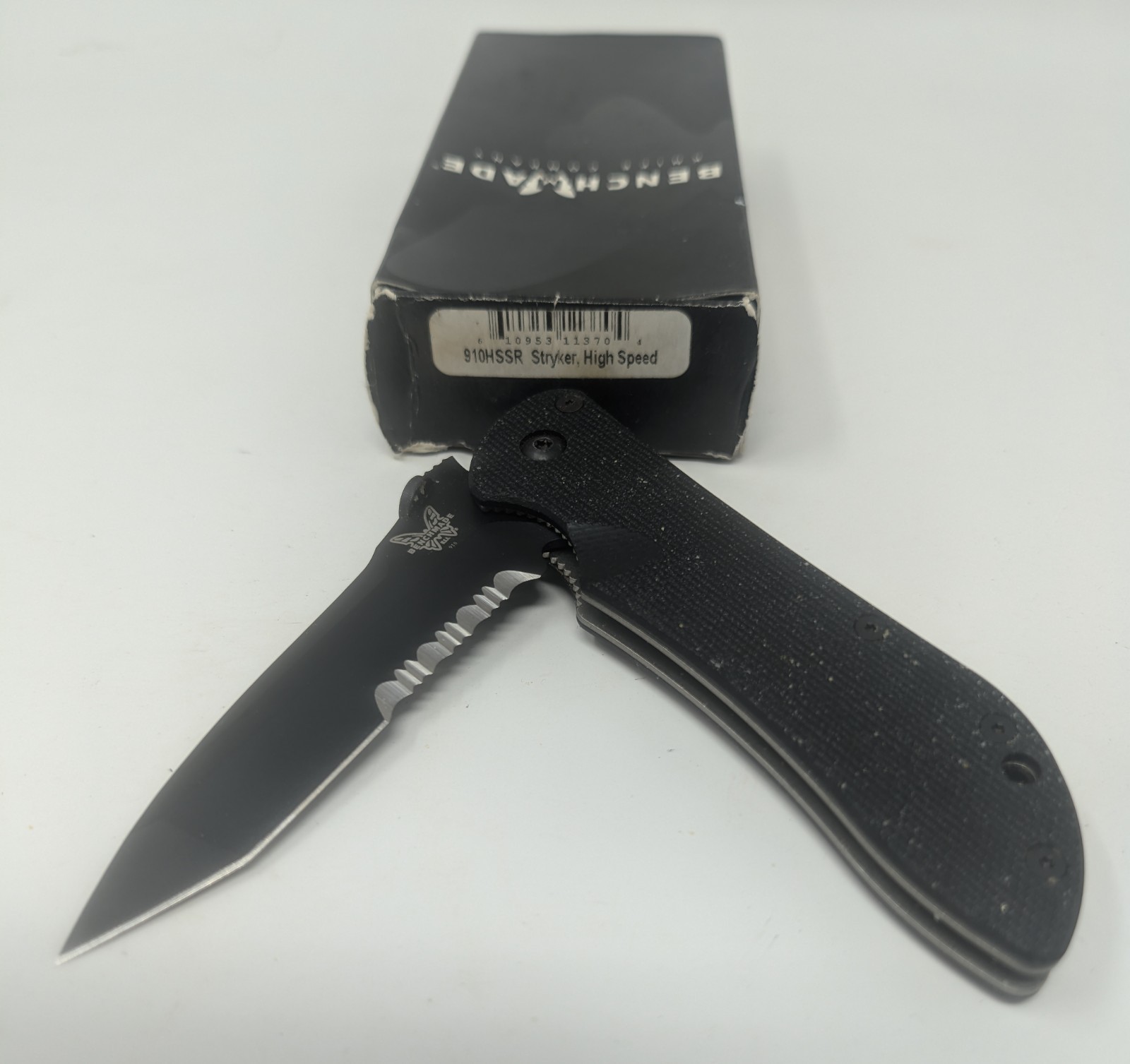 RARE Benchmade 910HSSR STRYKER High Speed M2 Titanium Liners RARE Benchmade 910HSSR STRYKER High Speed M2 Titanium Liners