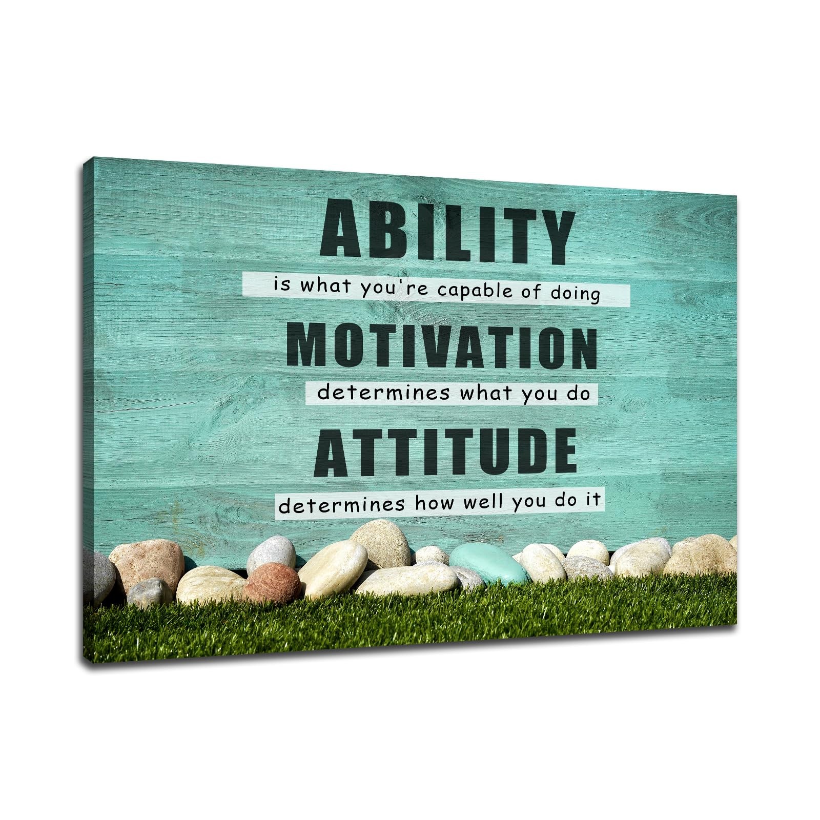 Psyysp Inspirational Canvas Poster Motivational Wall Art Ability Motivation