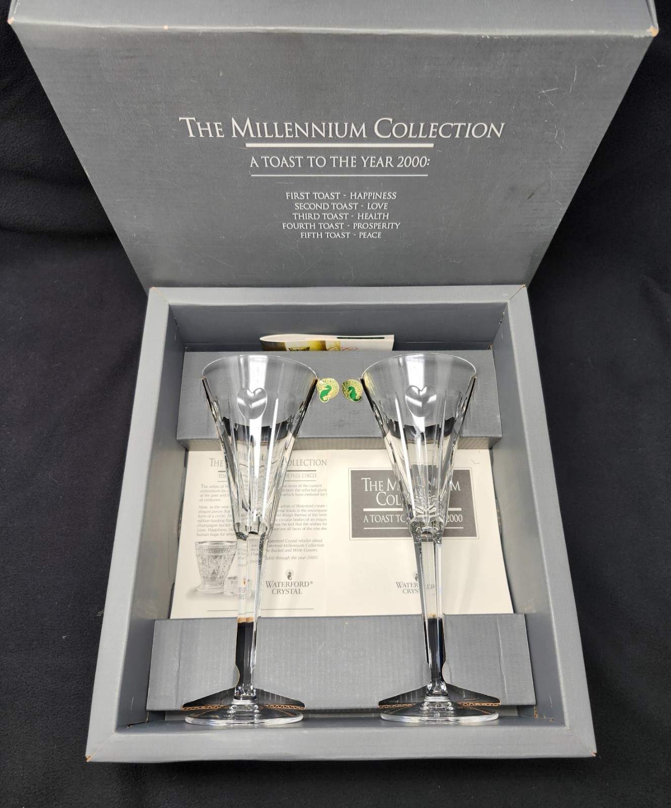 Waterford The Millennium Collection - A Toast to the Year 2000 - Love