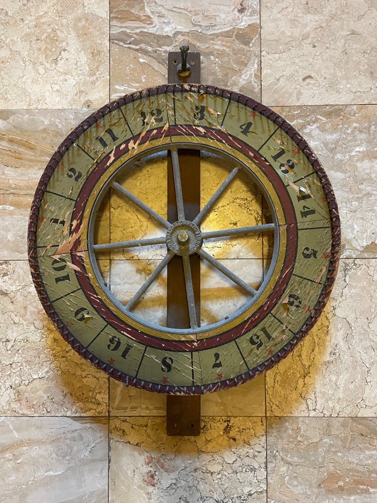 Vintage Carnival Gaming Wheel Vintage Carnival Gaming Wheel