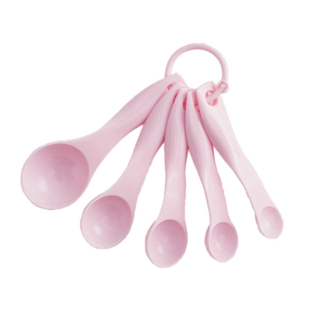 Set of 5 Plastic Measuring Spoons Pink 1g, 2.5g, 5g, 7.5g, 15g, Set of 5 Plastic Measuring Spoons Pink 1g, 2.5g, 5g, 7.5g, 15g,