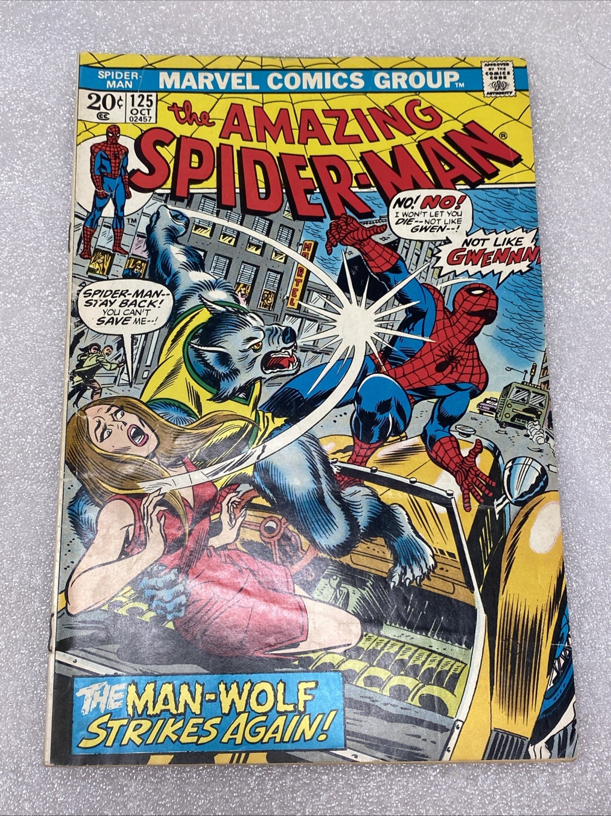 Amazing Spider-Man #125 Comic Marvel July 1973