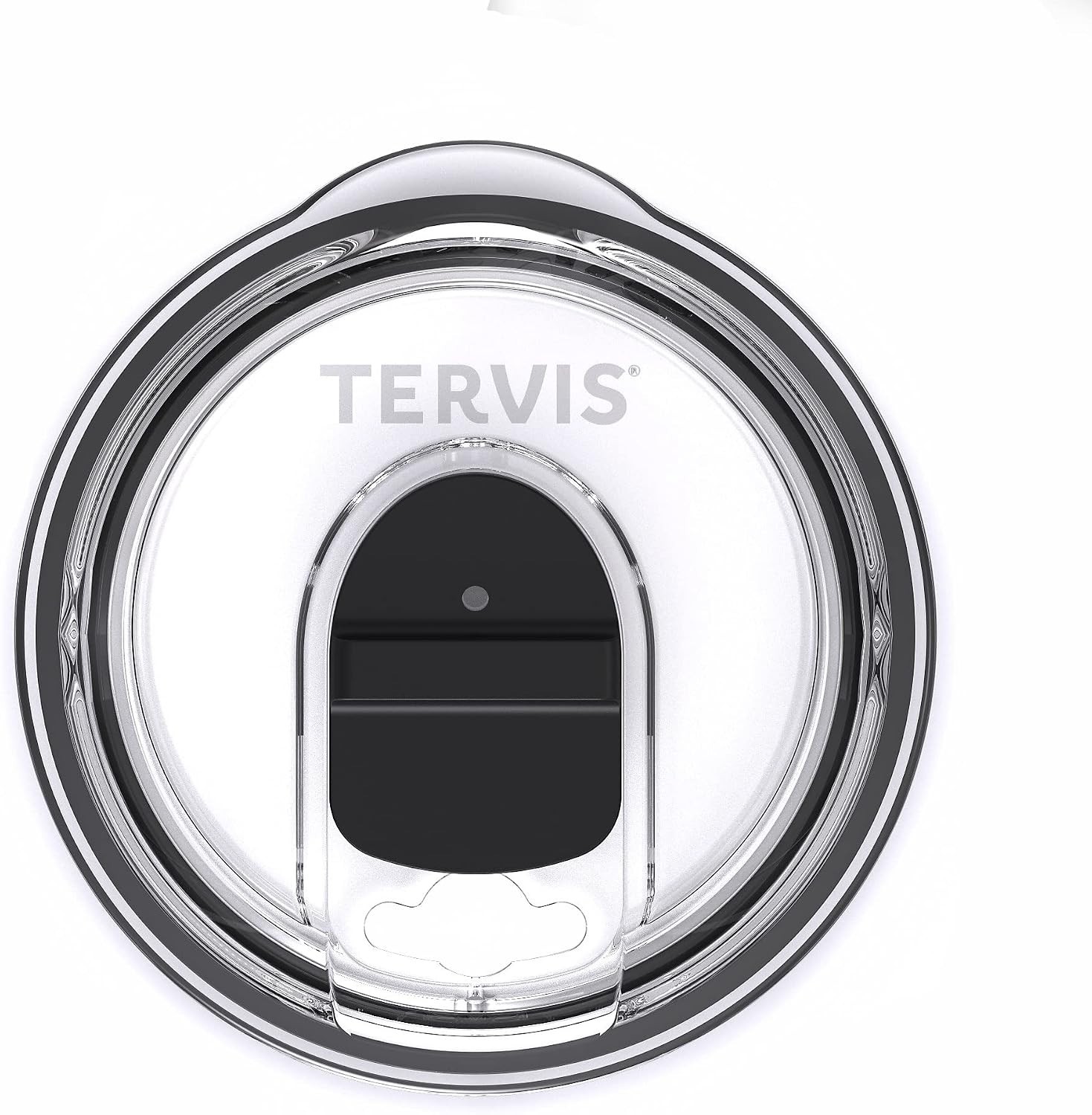 Tervis Slider Lid Made in USA Double Walled Fits 30oz Stainless Steel, Clear