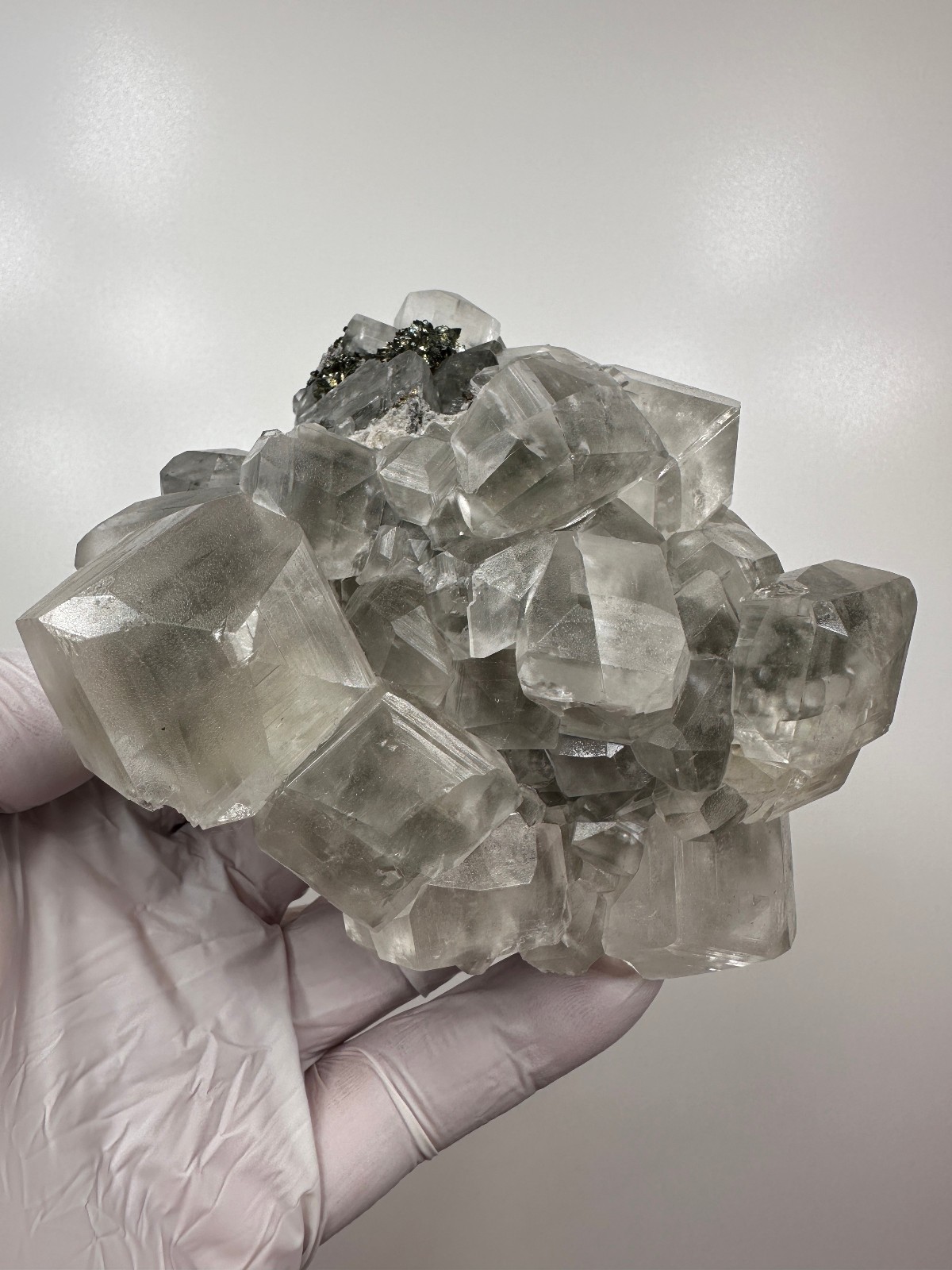 Top Quality__Large GEMMY Linwood Mine Calcite Crystal Cluster with Phantoms