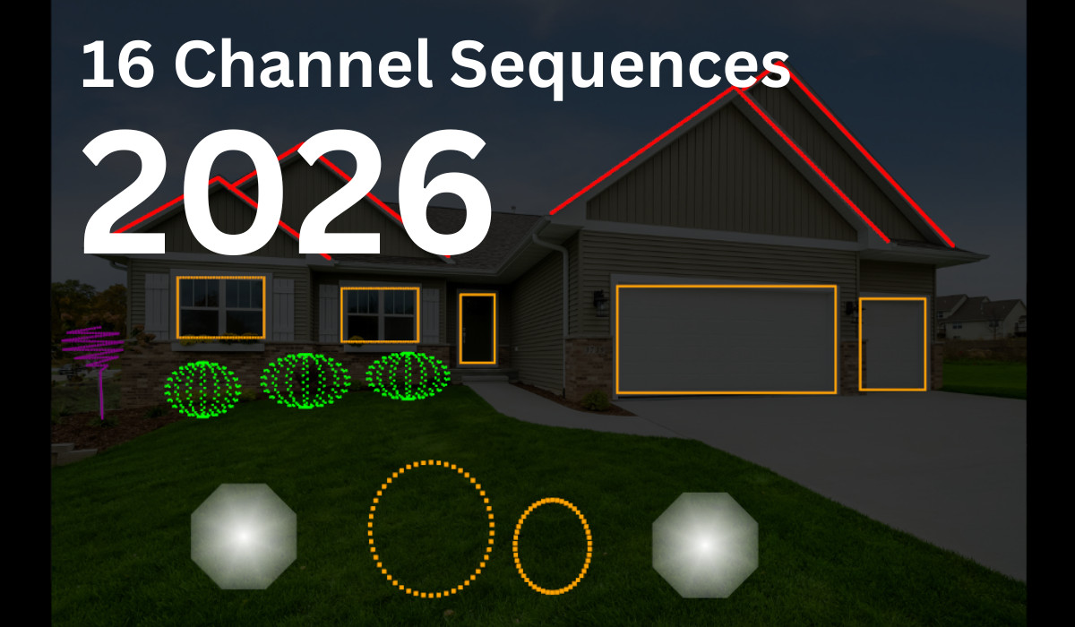 NEW 2026 Selection Of  Halloween Light-O-Rama Sequences 16 Channel
