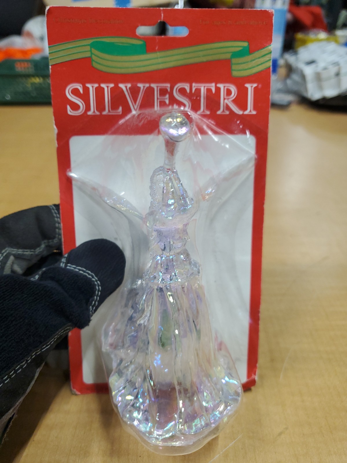 Vintage Silvestri Herald Angel Acrylic Christmas Tree Figurine