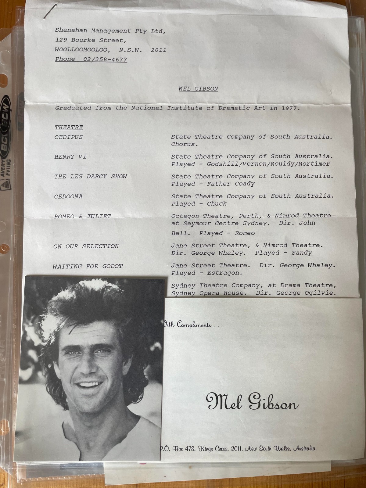 Mel Gibson Photo + Actor\'s Resume\'