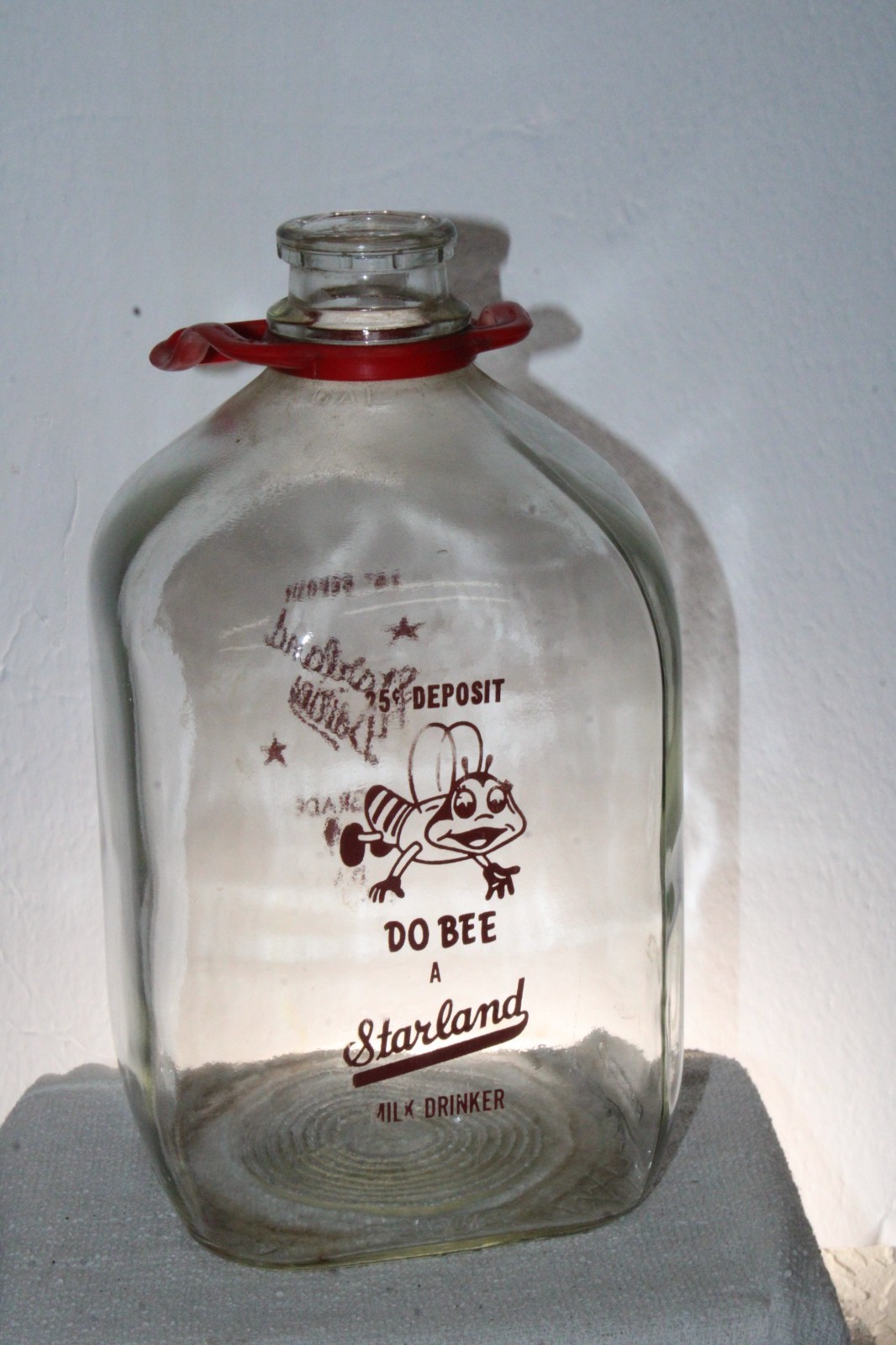 SAVANNAH GA STARLAND DAIRIES MILK BOTTLE ONE GALLON SAVANNAH GA STARLAND DAIRIES MILK BOTTLE ONE GALLON